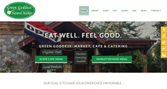 Desktop Screenshot of greengoddessfoods.com