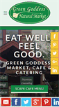 Mobile Screenshot of greengoddessfoods.com